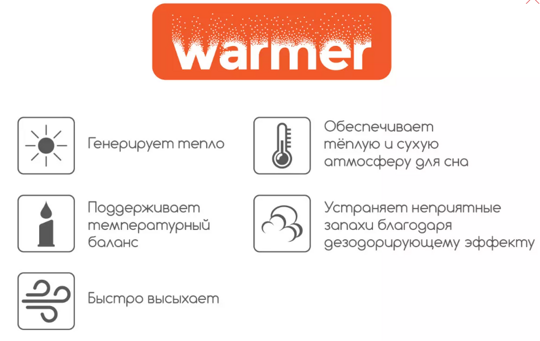 Матрас Гранат Warmer 80х190